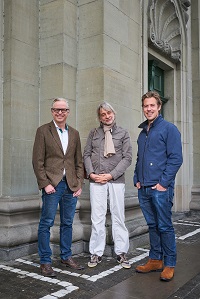 v.l.n.r.Christoph Risi, Thomas Schulte-Michels, Benedikt von Peter, Foto Ingo Höhn